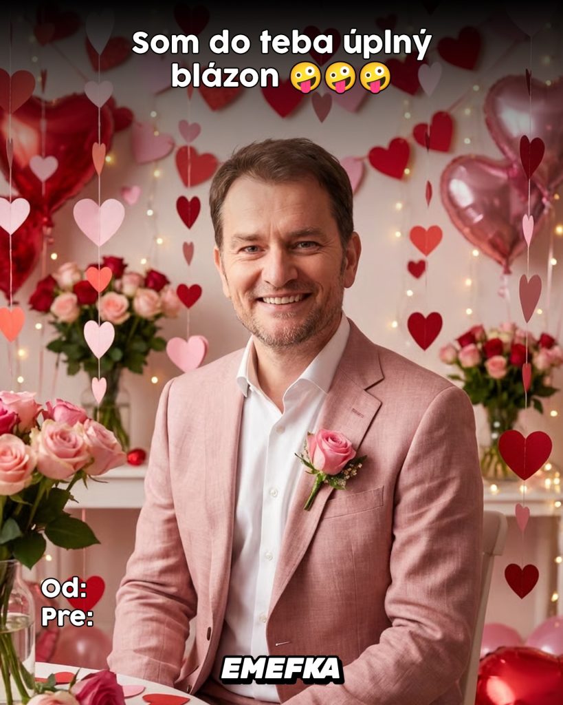 Ku sviatku všetkých zaľúbených sme si pre teba pripravili pôvabné valentínky s našimi najväčšími láskami - slovenskými politikmi.