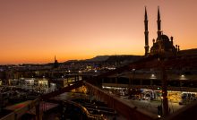 Sharm el-Sheikh dovolenka egypt more z kabáta rovno do plaviek ľudai