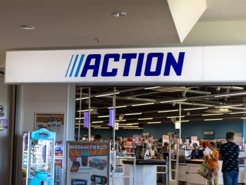 action produkt hračka upozornenie