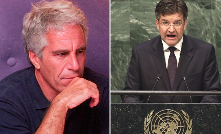 lajčák miroslav jeffrey epstein slovensko zahraničie politika