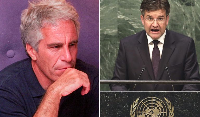 lajčák miroslav jeffrey epstein slovensko zahraničie politika