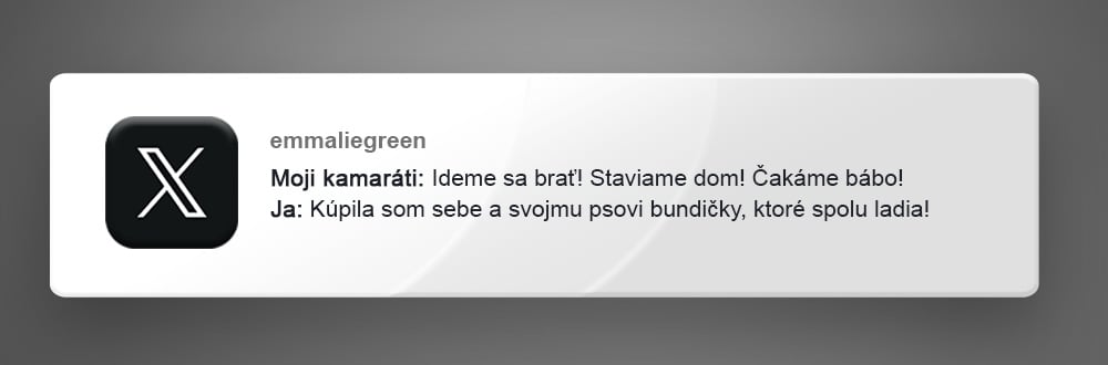 príspevky X nechcú deti