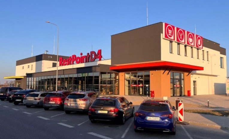 restpoint D4 prevádzka zatvorenie regále obchod predajňa