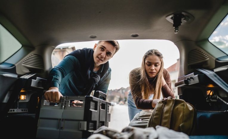 auto moto, pokuta, Slovensko, kufor auta, v kufri