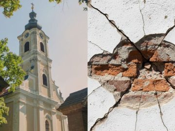 Zemetrasenie zanechalo na Slovensku škody. Poškodený bol aj 350 rokov starý kostol