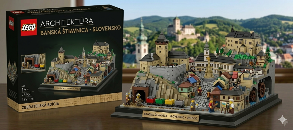 LEGO Slovensko: Pozri sa, ako by vyzerali Bojnický zámok či Čičmany ako stavebnice z kociek. Ktorý set by si si postavil ty?