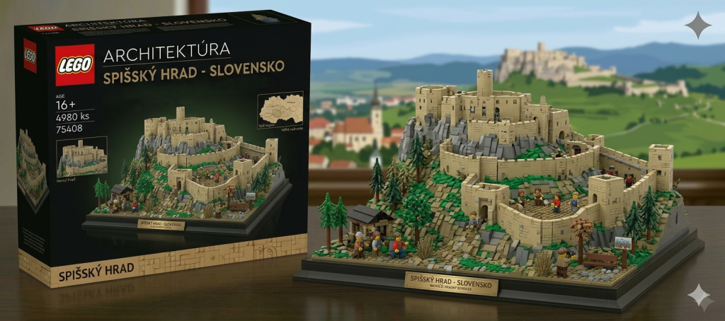 LEGO Slovensko: Pozri sa, ako by vyzerali Bojnický zámok či Čičmany ako stavebnice z kociek. Ktorý set by si si postavil ty?