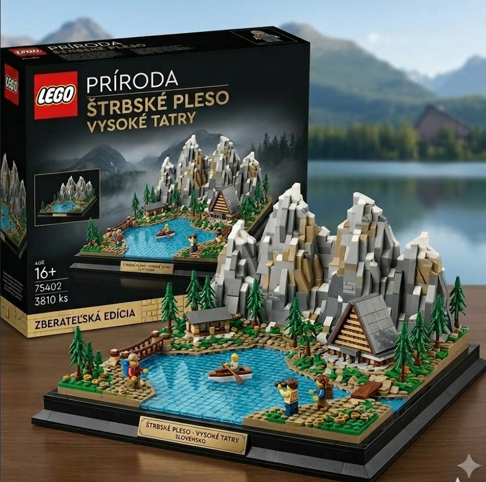 LEGO Slovensko: Pozri sa, ako by vyzerali Bojnický zámok či Čičmany ako stavebnice z kociek. Ktorý set by si si postavil ty?