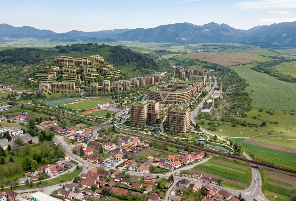 AI vytvorila zo známych slovenských sídlisk luxusné štvrte