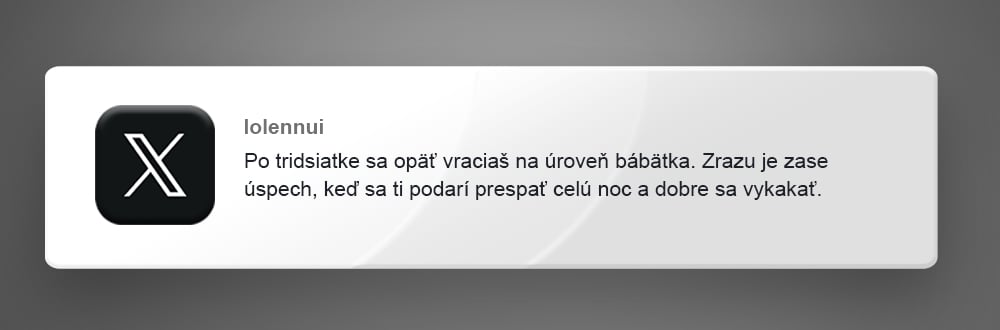 vtipné príspevky dospelosť