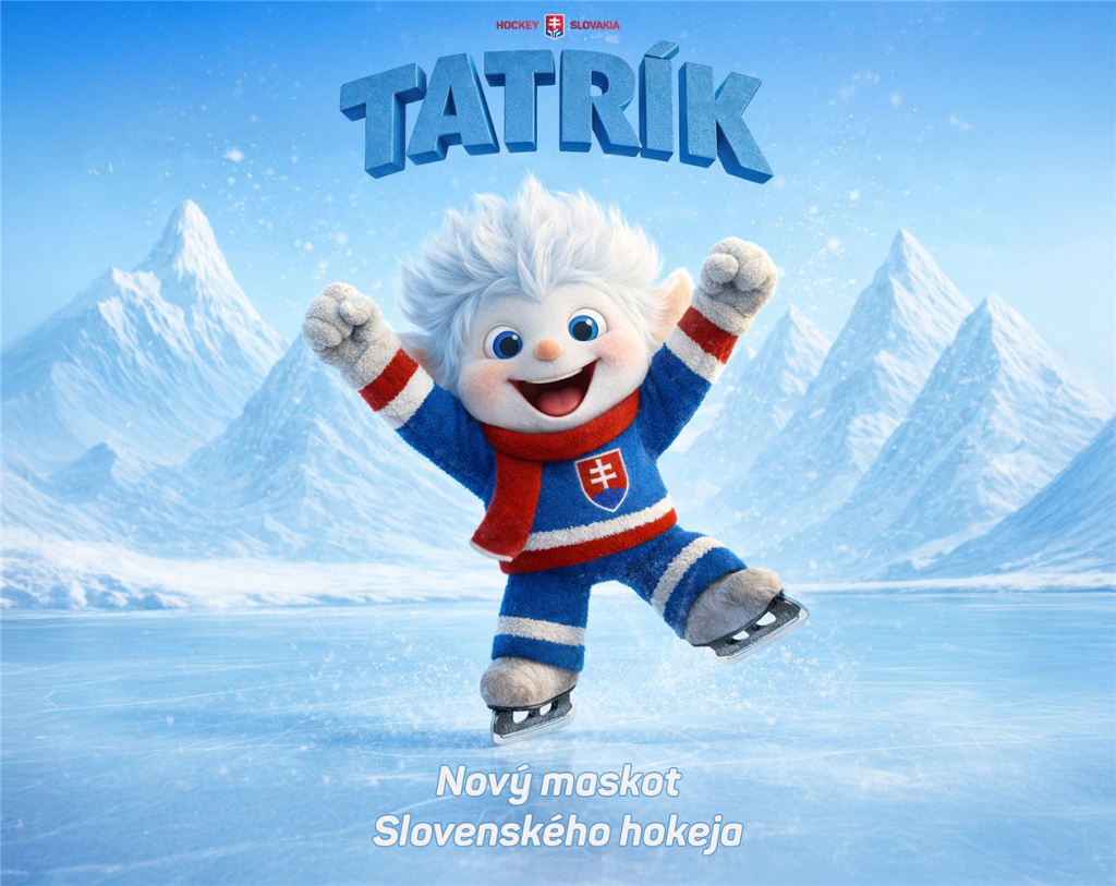 Slovenský zväz ľadového hokeja predstavil svojho nového maskota. Škriatok Tatrík však vyvoláva rozpačité reakcie.