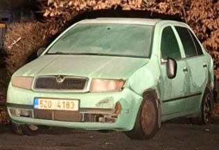 pistaciova škoda fabia lov na auto