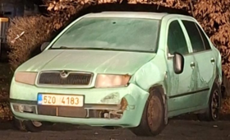 pistaciova škoda fabia lov na auto