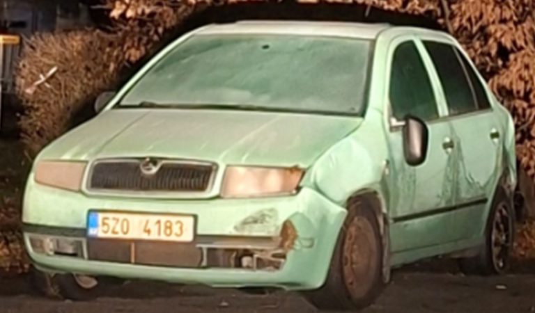 pistaciova škoda fabia lov na auto
