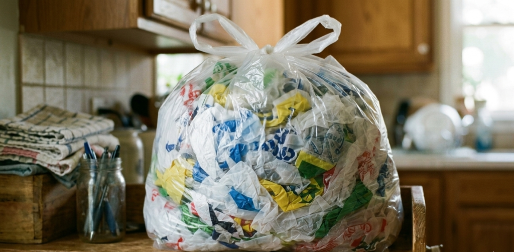 plastové sáčiky v plastovom sáčiku