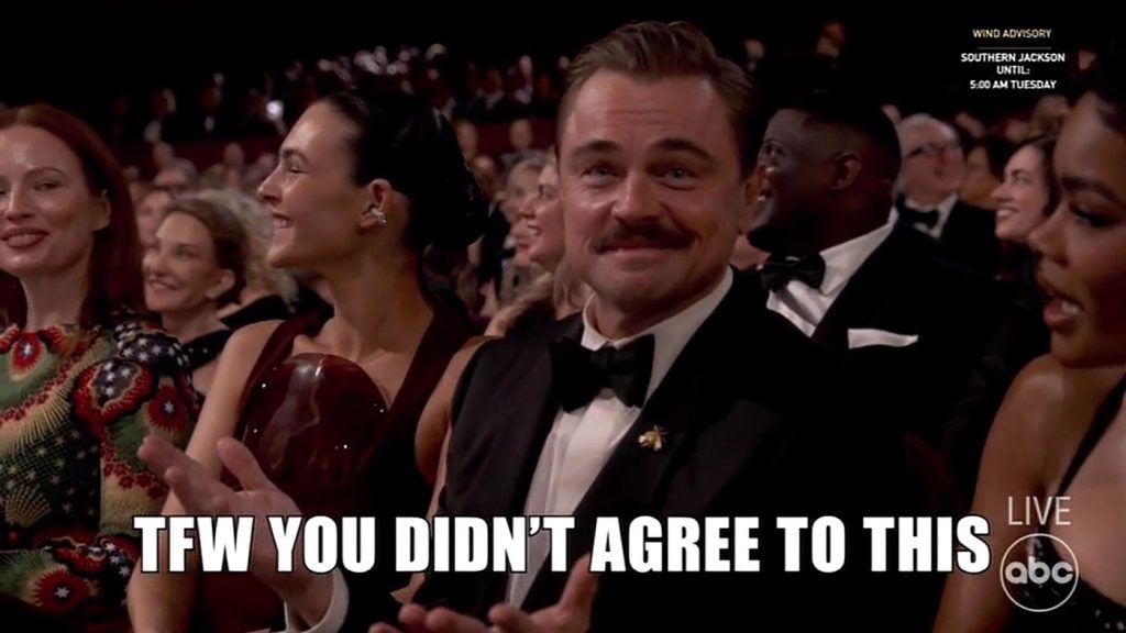 Na odovzdávaní Oscarov sa opäť potvrdilo, že hviezdny Leonardo DiCaprio je kráľ memes. Vznikol nový formát.