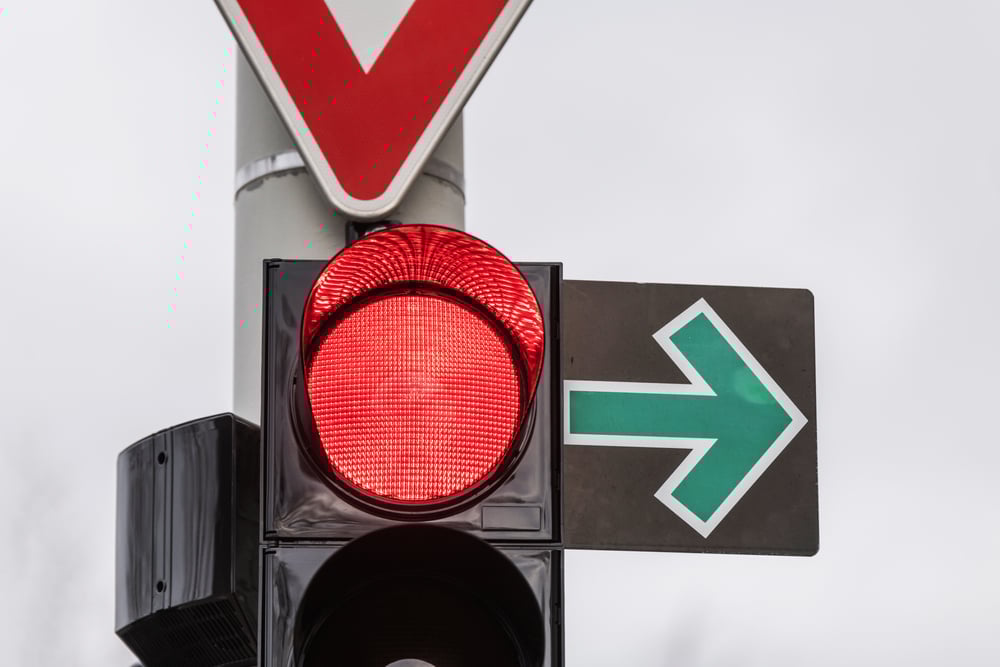 Červená neznamená vždy stopku