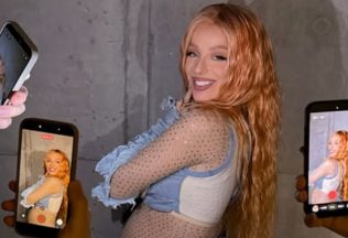 sima tehotná speváčka kontroverzia koncert