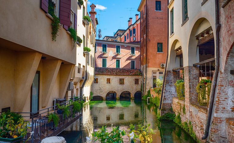 treviso taliansko dovolenka ľudia benátky