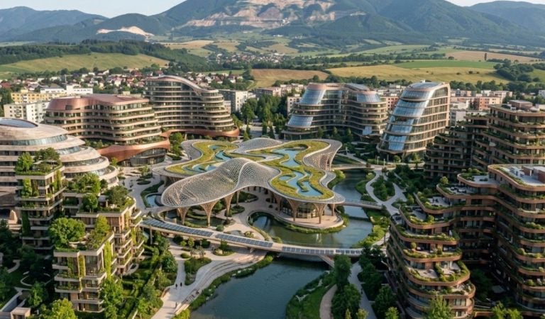 AI vytvorila zo známych slovenských sídlisk luxusné štvrte