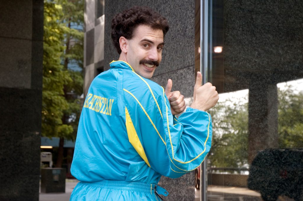 filmy, Netflix, komédia, stream platformy, Ladies First, Sacha Baron Cohen