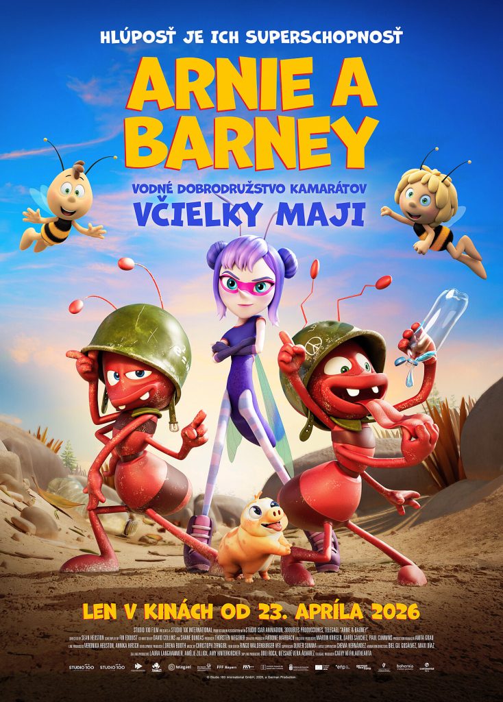 Arnie a Barney: Vodné dobrodružstvo kamarátov Včielky Maji, filmy, kino program, animovaný film, slovenské kino, kino premiéra, filmová novinka