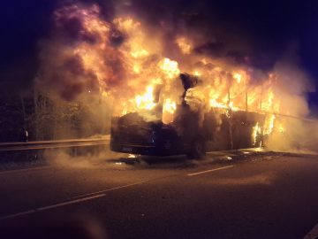 horiaci autobus východ slovensko katastrofa