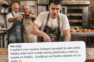 Poslali sme ho hľadať medzeru do rebríka. Aj takto Slováci v práci „školia“ nových kolegov
