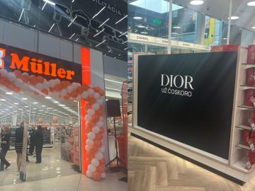 Predajňa Muller v Avione je otvorená. Boli sme pri tom.