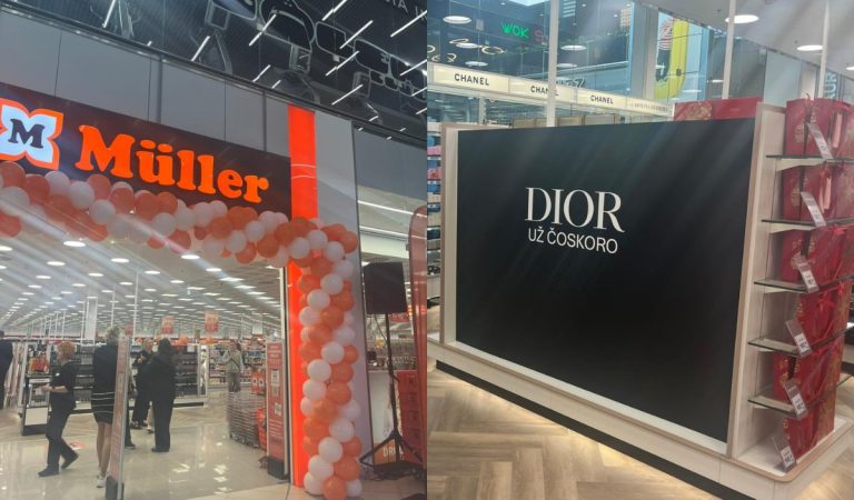 Predajňa Muller v Avione je otvorená. Boli sme pri tom.