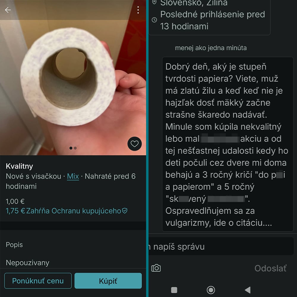 kuriozity Slovensko Vinted