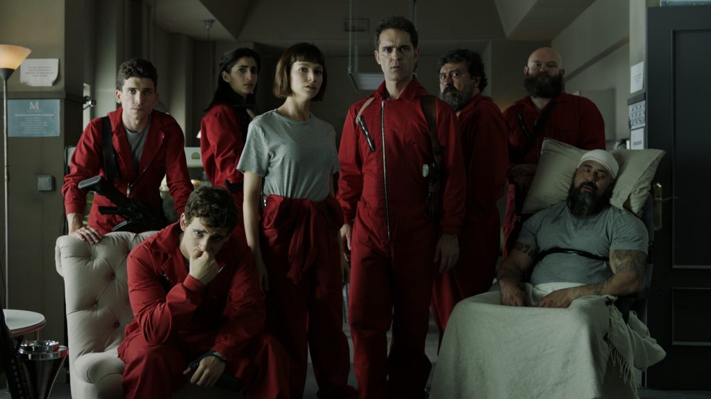 Netflix, stream platformy, Money Heist, krimi seriál