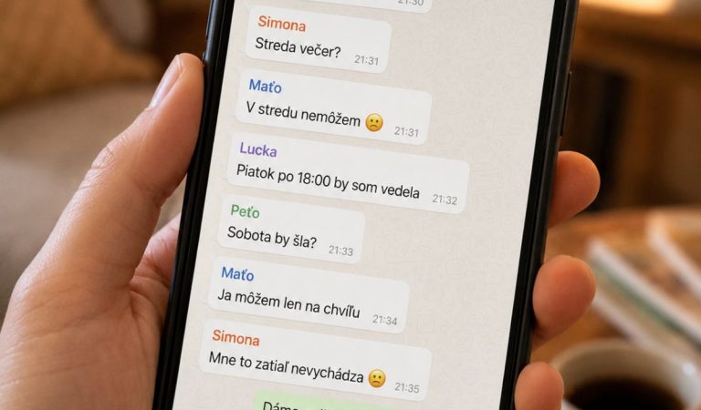 Veci, ktoré sme kedysi robili spontánne a dnes si ich musíme plánovať týždeň dopredu