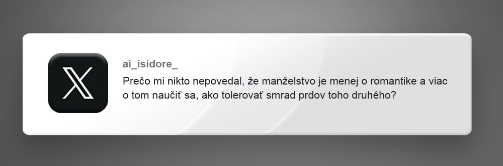 manželstvo príspevky zábava