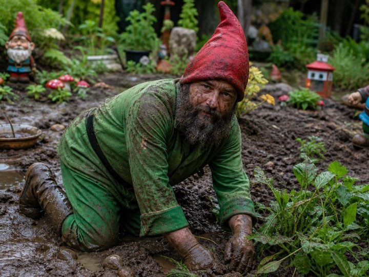 profesionálny záhradný trpaslík ľudia anglicko