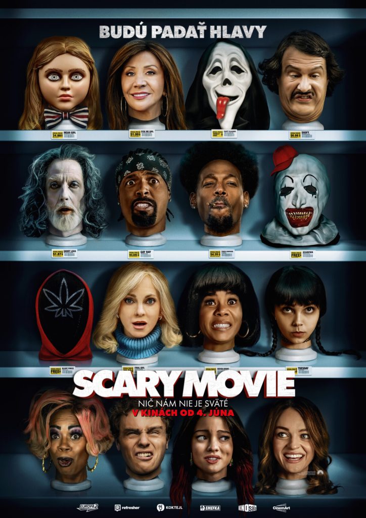 Scary Movie, filmy, paródia, komédia, kino program, slovenské kino, kino premiéra, filmová novinka