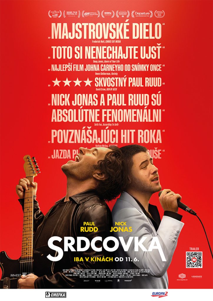 Srdcovka, filmy, hudobný film, komédia, kino program, slovenské kino, kino premiéra, filmová novinka