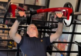 františek obermayer dôchodca šport fitness centrum športovec