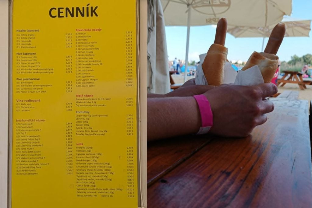 Navštívili sme jazero Malé Košariská. Koľko tam stojí pivo, kofola, hranolky či hotdog?