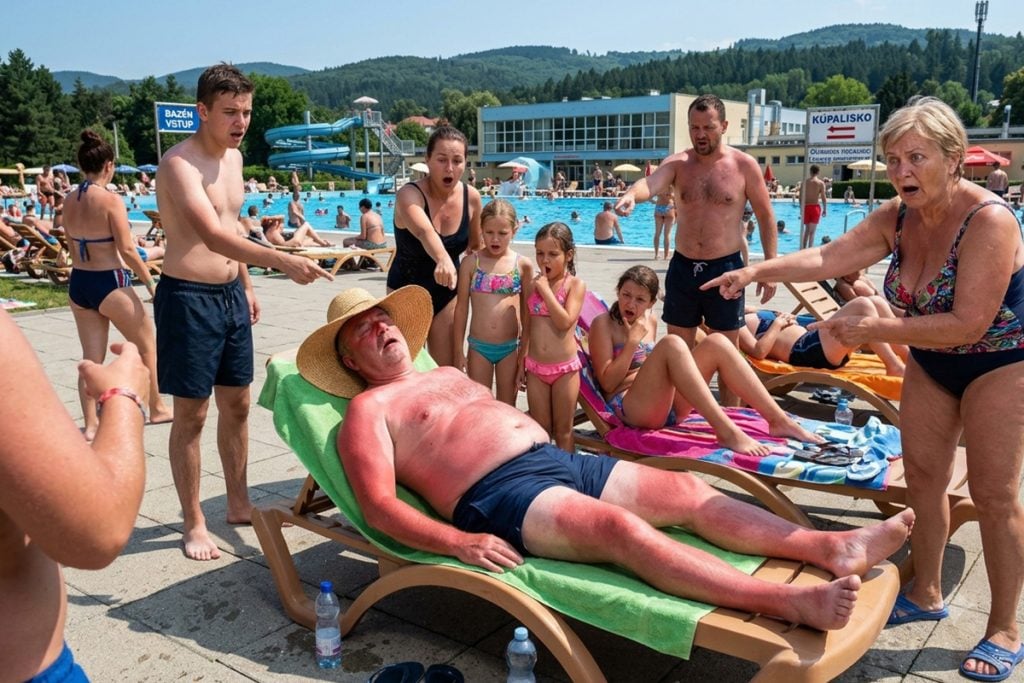 typy ľudí návšteva kúpaliska