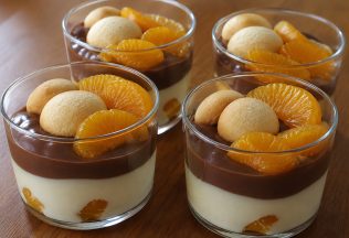 puding s piškótami