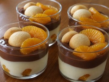 puding s piškótami