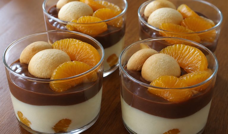 puding s piškótami