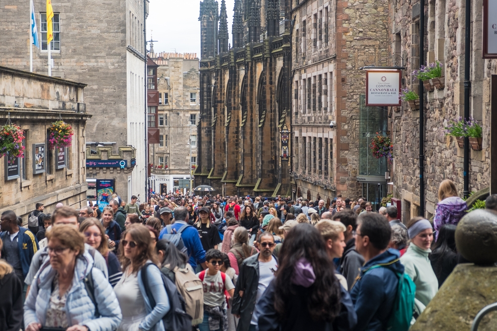 turistická daň Edinburgh
