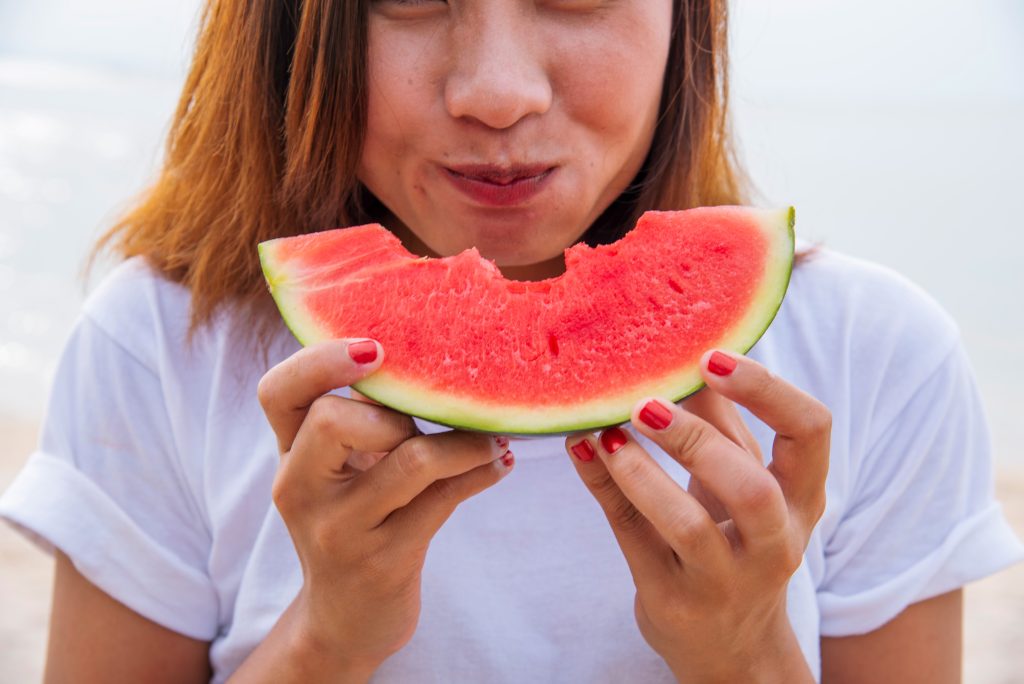 melón, jedlo, ovocie, leto, zdravie