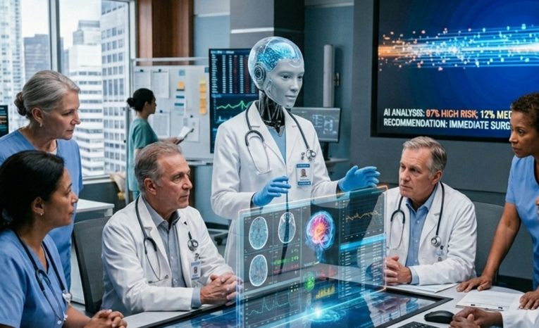 umelá inteligencia nemocnica úmrtie ženy tragédia