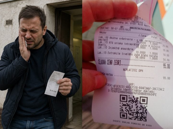 bloček 95 eur vytrhnutie zubu hnev ľudí ľudia sociálne siete