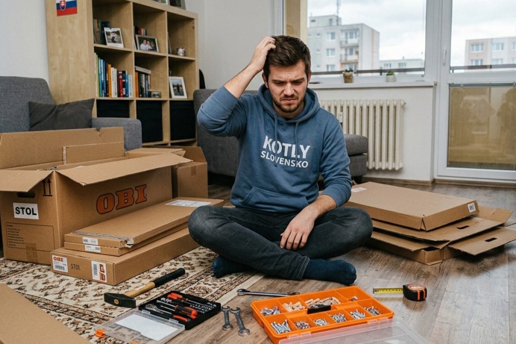 Situácie ktoré zažíva každý pri skladaní nového nábytku
