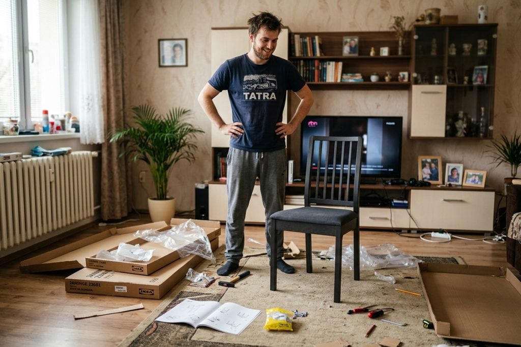 Situácie ktoré zažíva každý pri skladaní nového nábytku