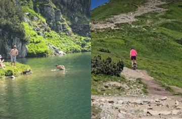 Sú Tatry národný park alebo bizarný cirkus? Kúpaním v plesách to nekončí, turisti vytiahli nový extrém